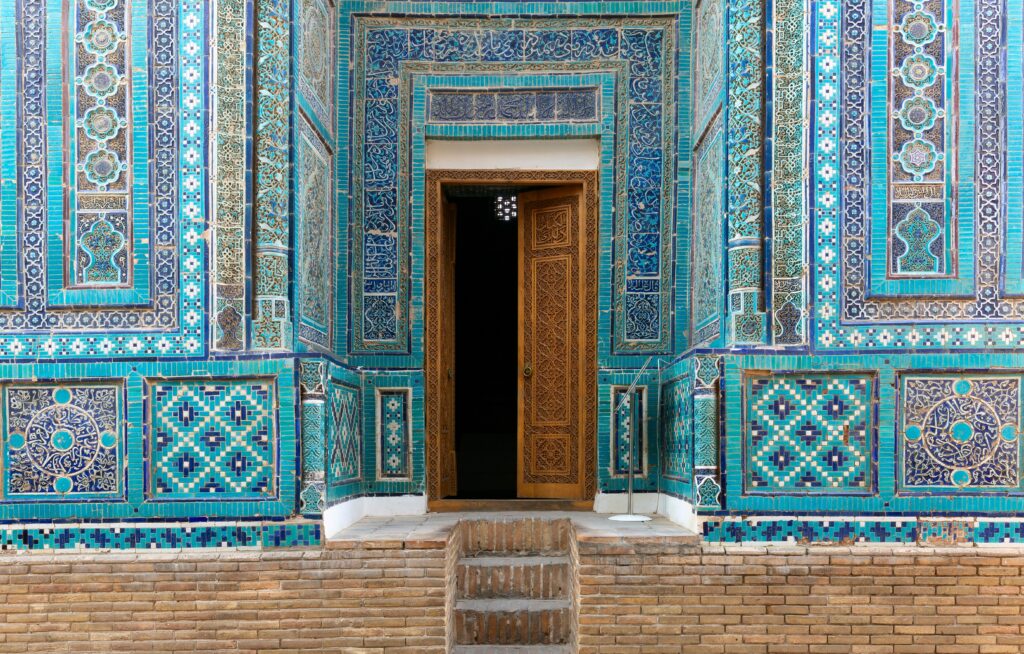 Samarkand Uzbekistan - The,Complex Of The Mausoleum Of Shahi